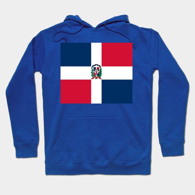 Dominican Republic flag Hoodie by flag for all